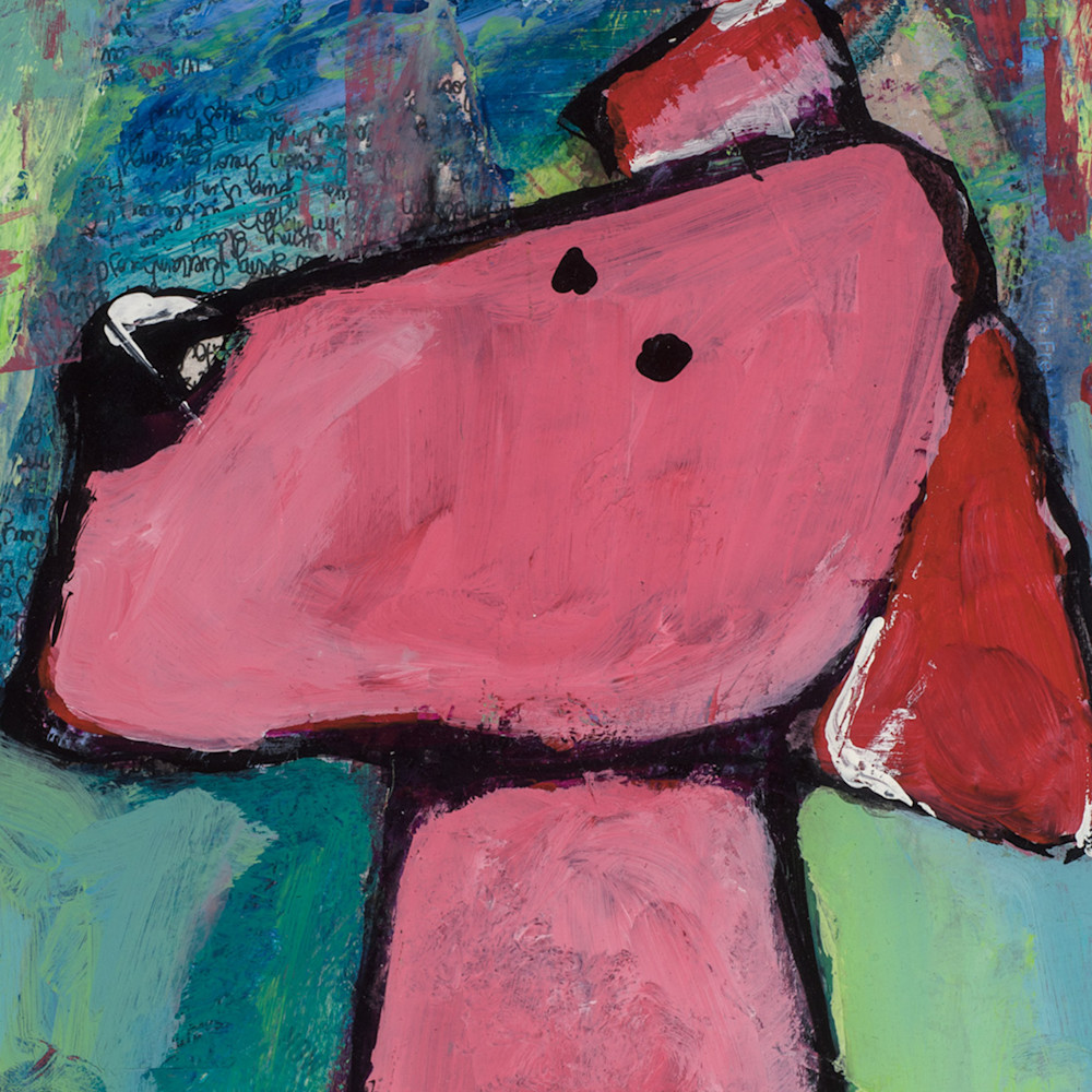 Pink Abstract Dog Wall Art: Shop Prints by Tif Stout Fine Art