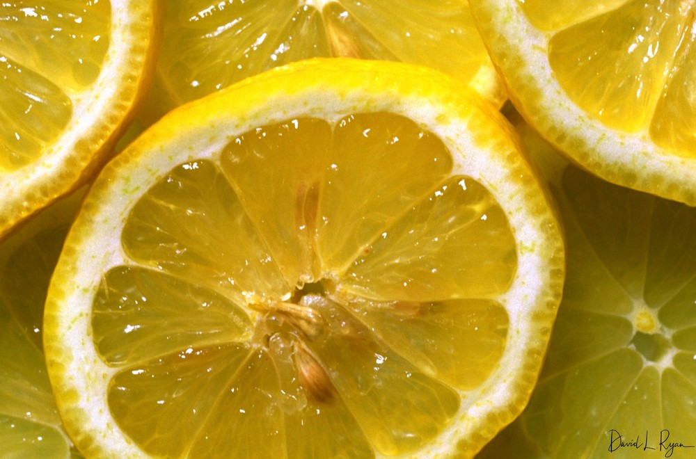 Sliced Lemons