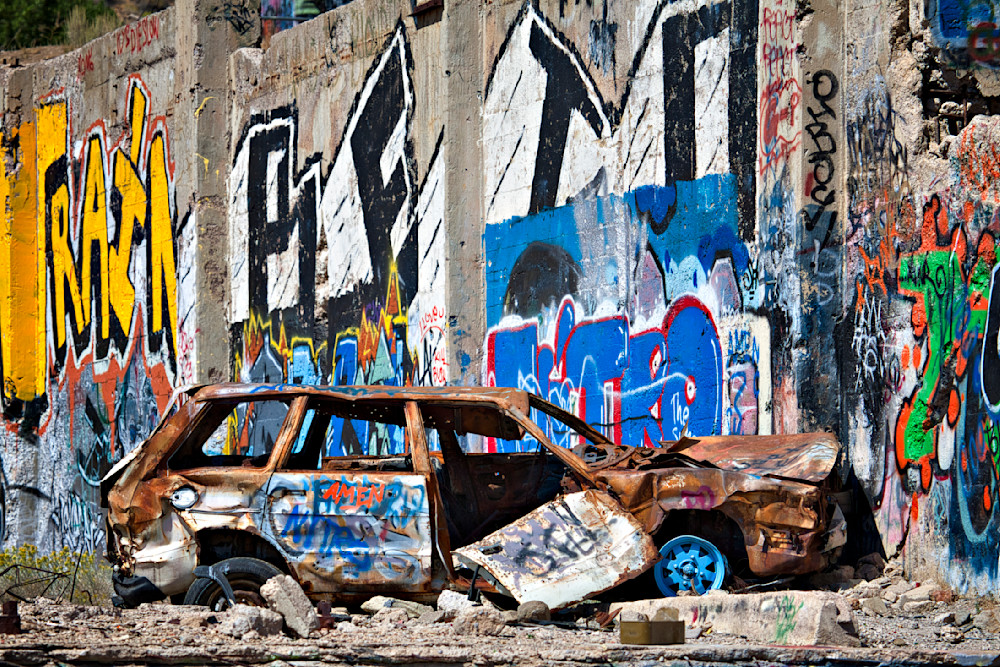 American Flat Abandoned Car Photography Art | frednewmanphotography