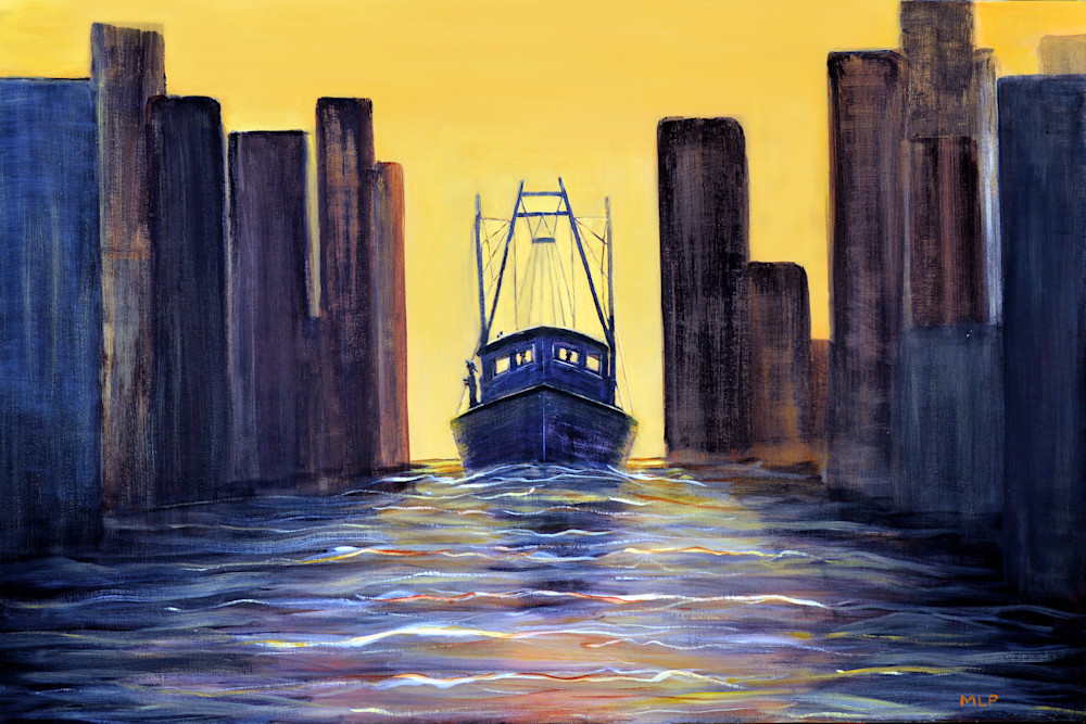 Coming Into Harbor  Art | Branson West Online Art Gallery - Mary Phillip