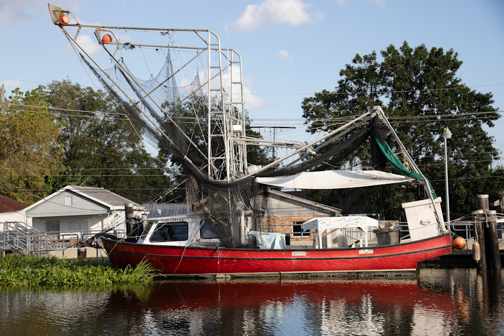 Westwego fishing boat in Louisiana | Eugene L Brill