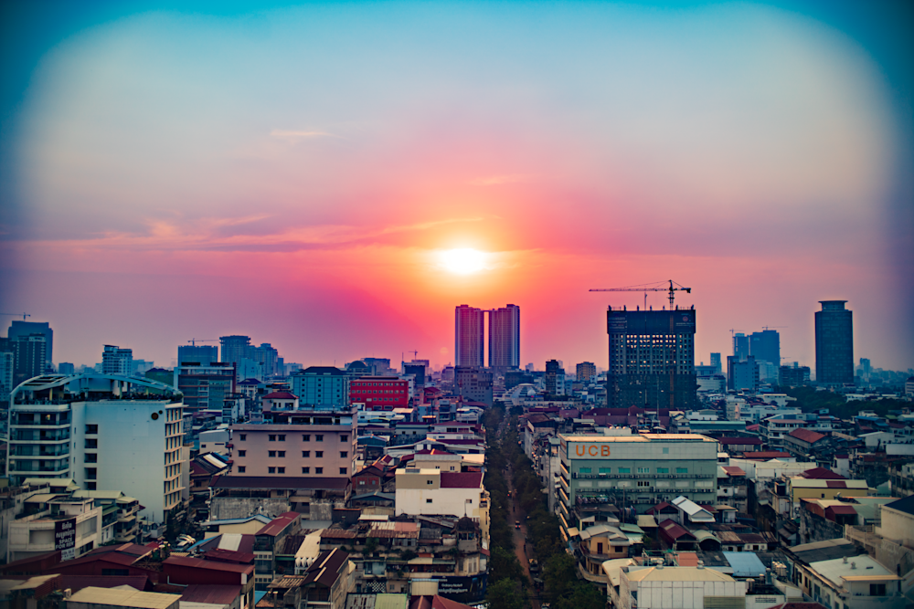 Sunset #4, Phnom Penh Photography Art | Photography's Dead