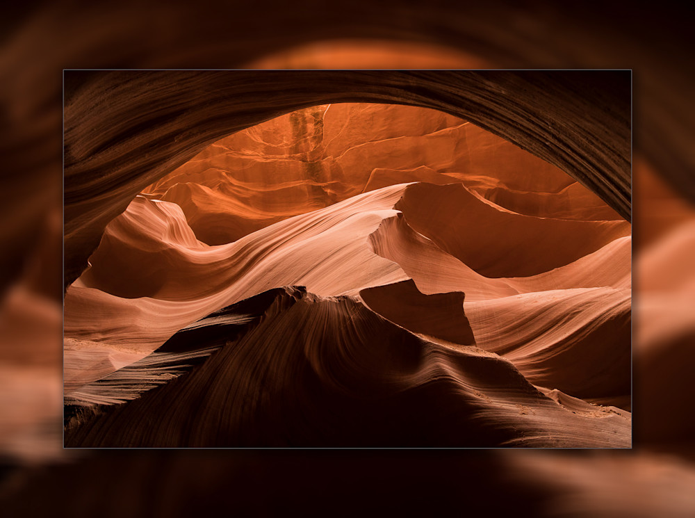 Antelope Canyon   Curved 3D Photography Art | Whispering Impressions