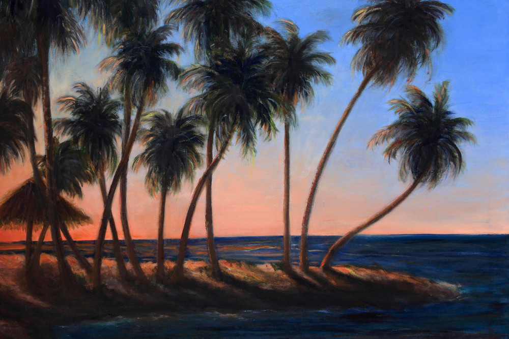 MPhillip-Sunset Palms-print