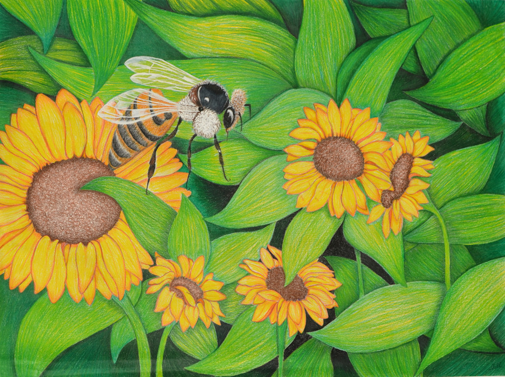 Bumble Bee Art | InspiringLee