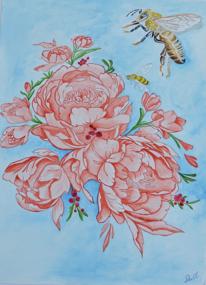 Bee Still My Heart Art | InspiringLee