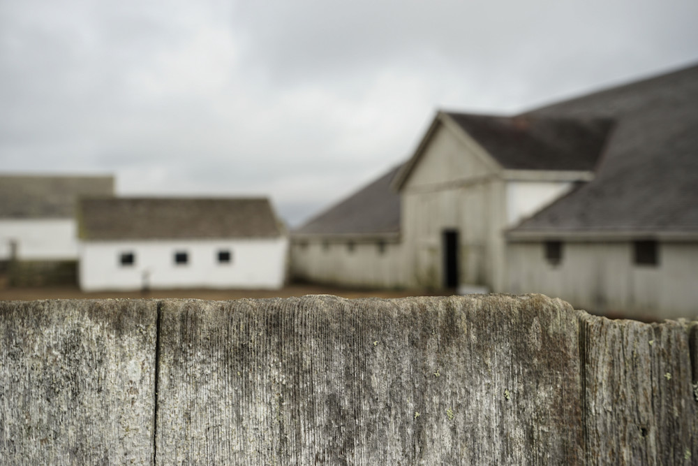 Just Beyond - California coast old barn architecture landscape photograph print Just Beyond - California coast old barn architecture landscape photograph print