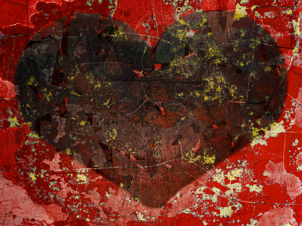Heart Of Red Art | Mark Steele Photography Inc