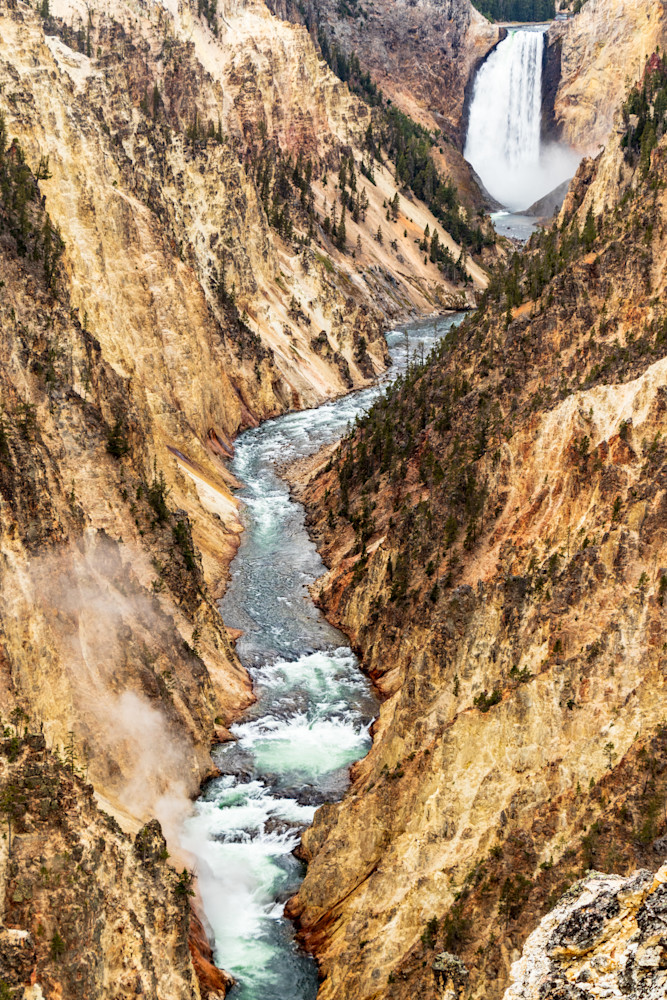 Lower Yellowstone Falls Art | Don Peterson Photography