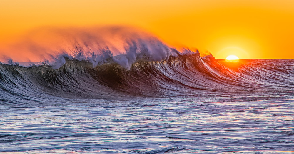 Aquinnah Sunset Wave 1 Art | Michael Blanchard Inspirational Photography - Crossroads Gallery