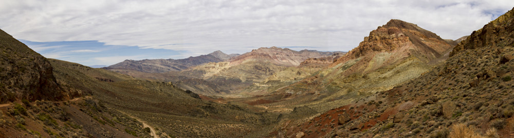 Titus Canyon Road Pano Photography Art | Captured Adventure Photography