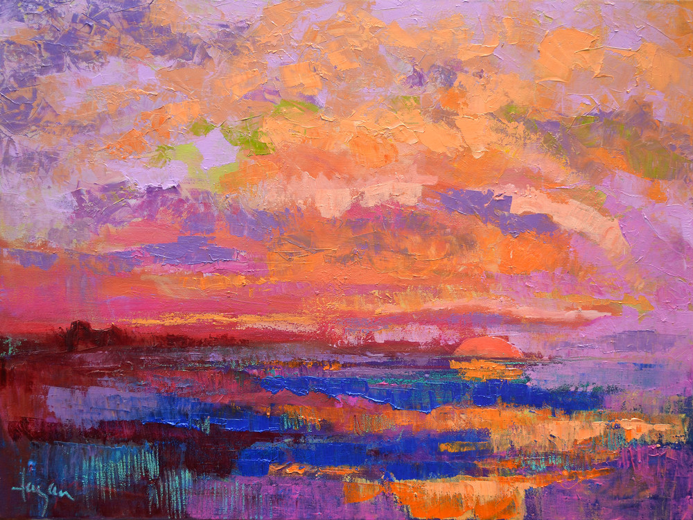 Twilight Sunset Canvas Print, Limited Edition by Dorothy Fagan