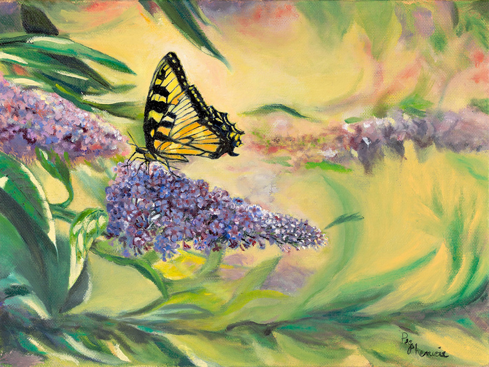 Butterfly Too, From an Original Oil Painting