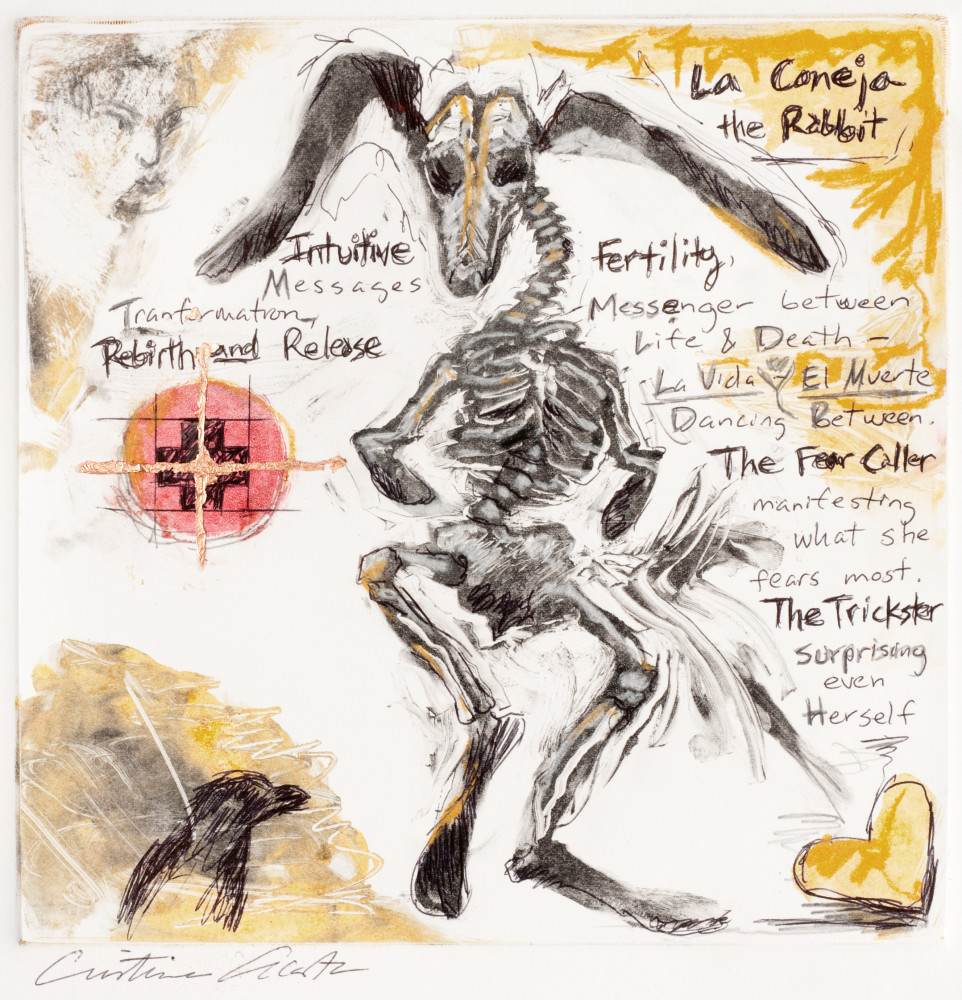 The Rabbit/El Conejo The Trickster Art | Cristina Acosta Art & Design llc