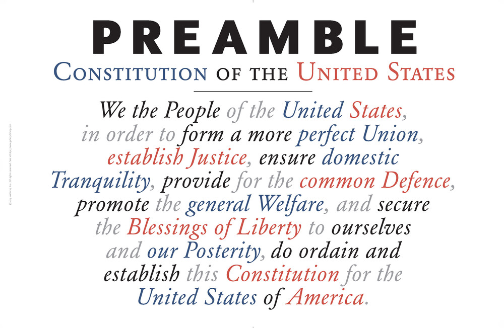 Preamble To Constitution  Art | DBA George Delany Art
