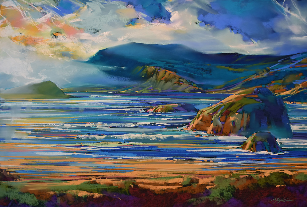 Oregon Coastal Blue Art | Michael Mckee Gallery Inc.