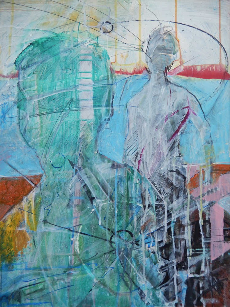 Transference painting by Rick Wedel