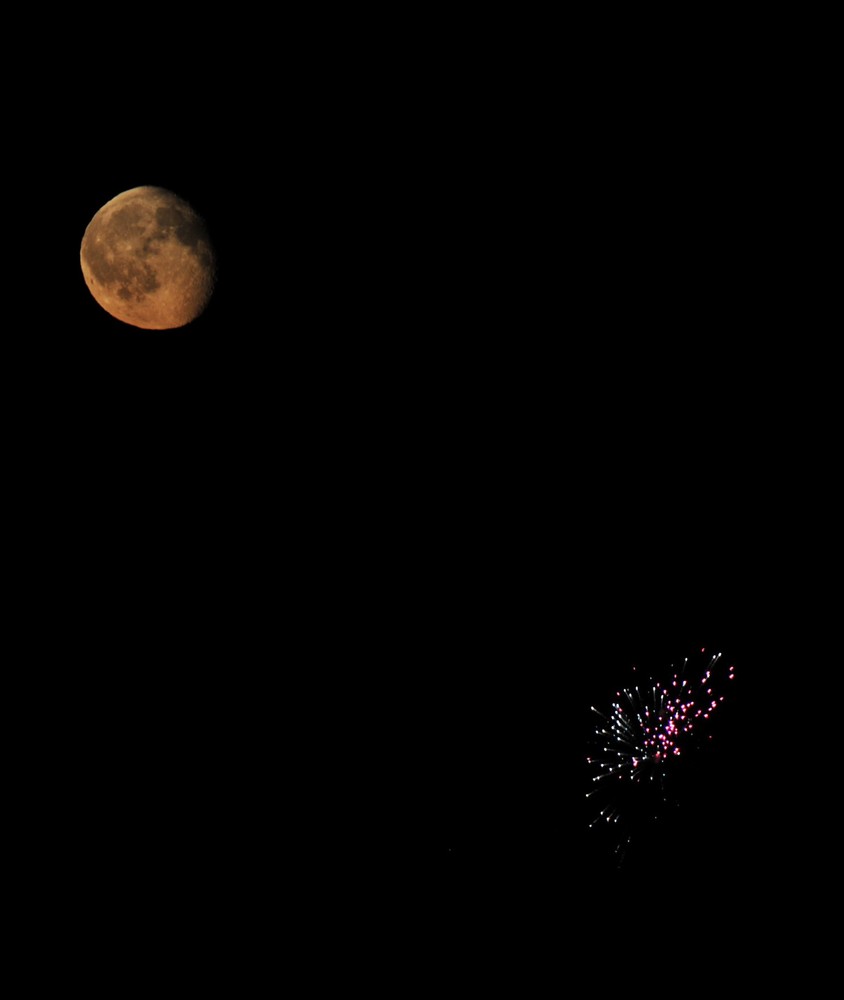 The Moon and The Fireworks