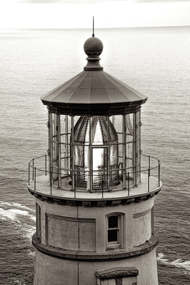 Heceta Head Lighthouse In B&W Art | Shaun McGrath Photography