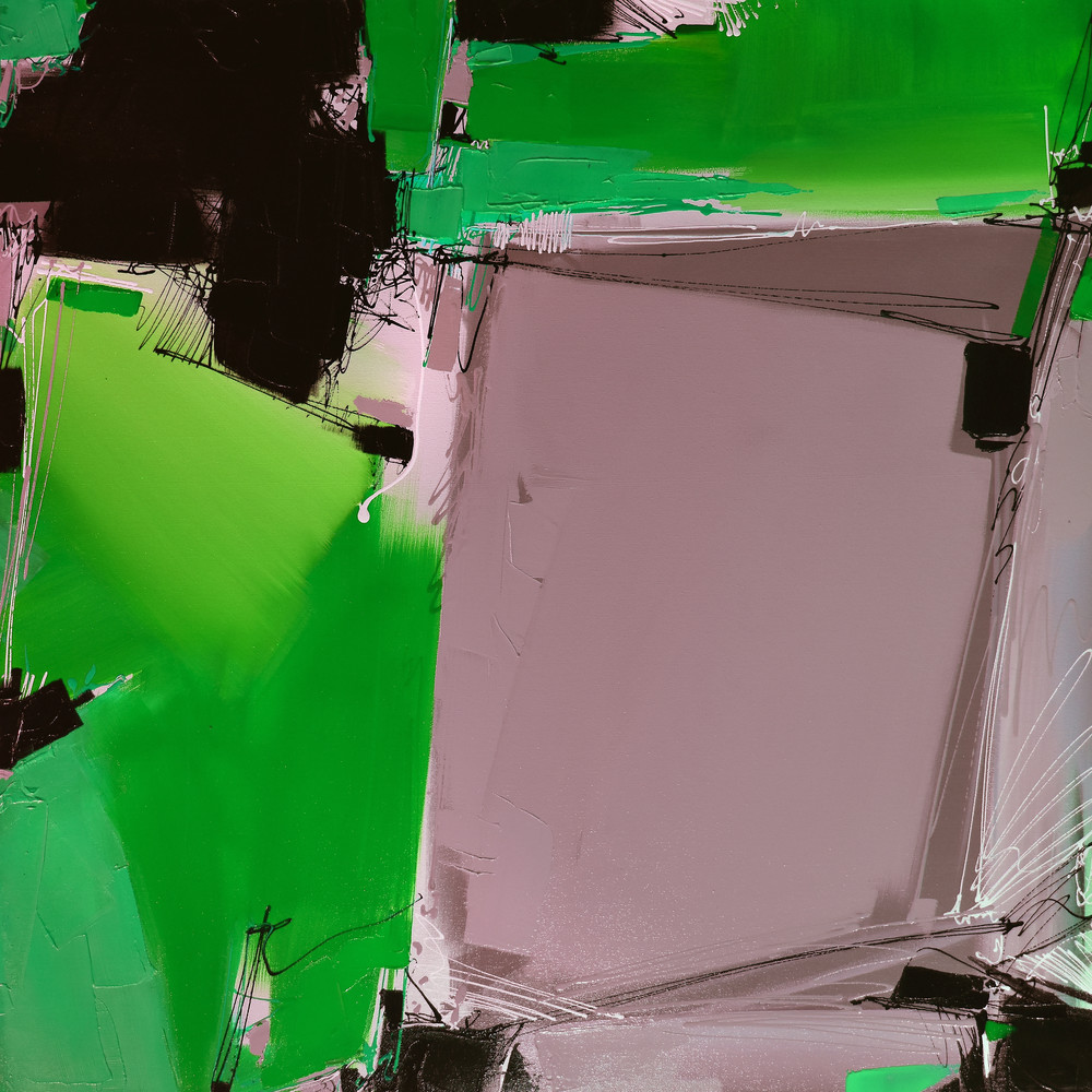 Quartertone In Green Art | Michael Mckee Gallery Inc.