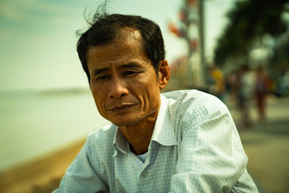 Man On The Riverbank, Cambodia Photography Art | Photography's Dead