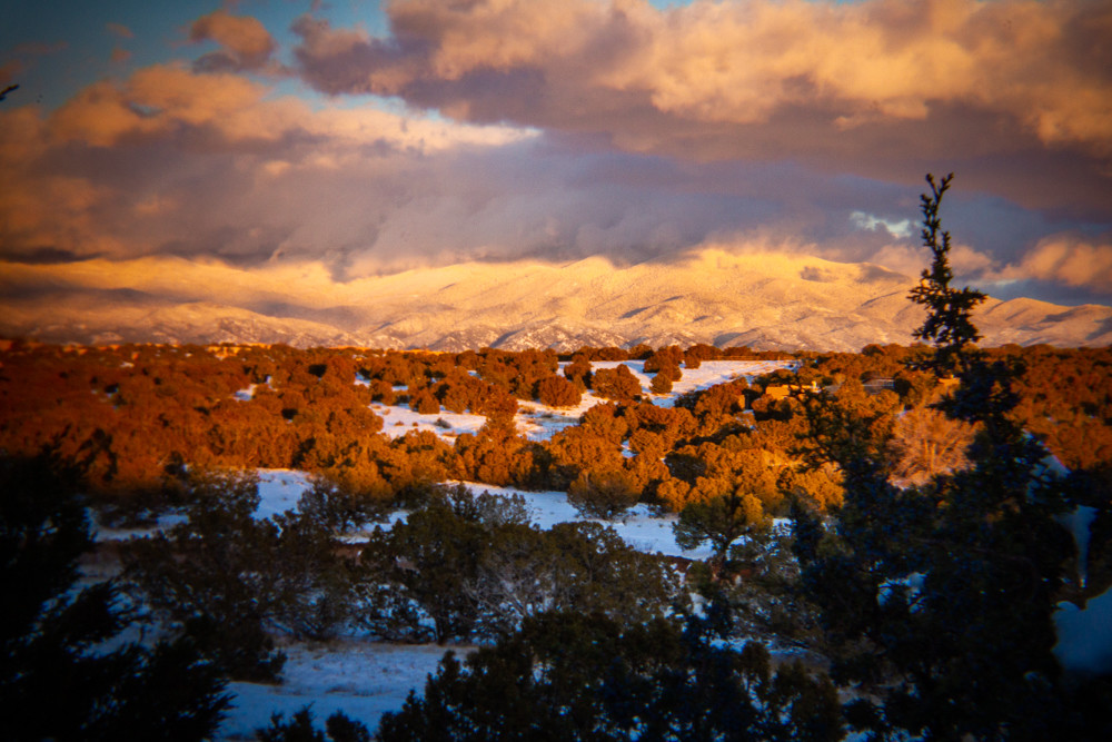 Winter Sunset, Sangre De Christo Mountains