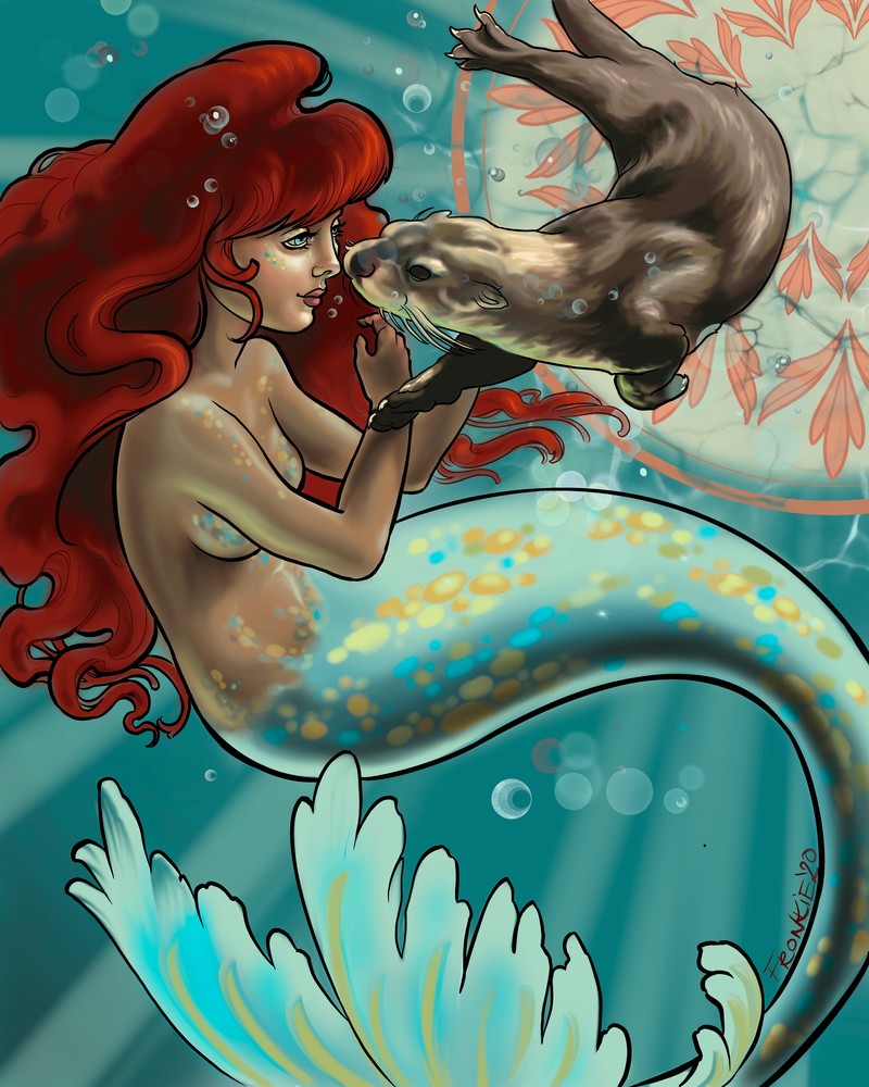 Mermaid Cheryl Art | Fronkie L'Heureux Tattoos, LLC