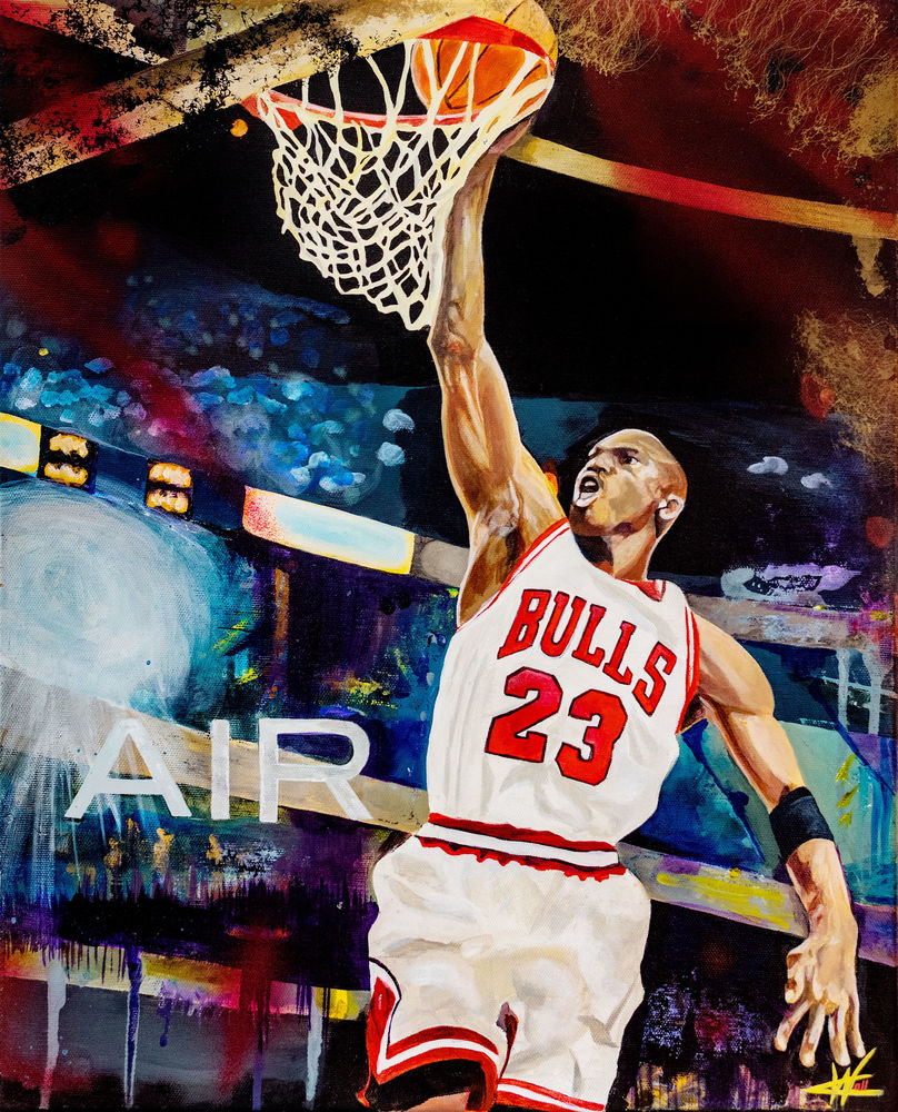 Michael Jordan. Open Edition Art | Cortney Wall Fine Art
