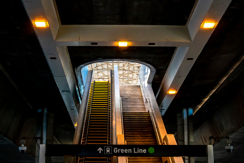 Up To The Green Line Photography Art | Kermit Carlyle Photography 