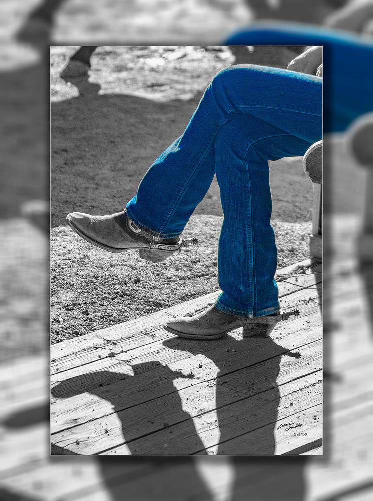 Relaxed Blue Jeans 3D Photography Art | Whispering Impressions
