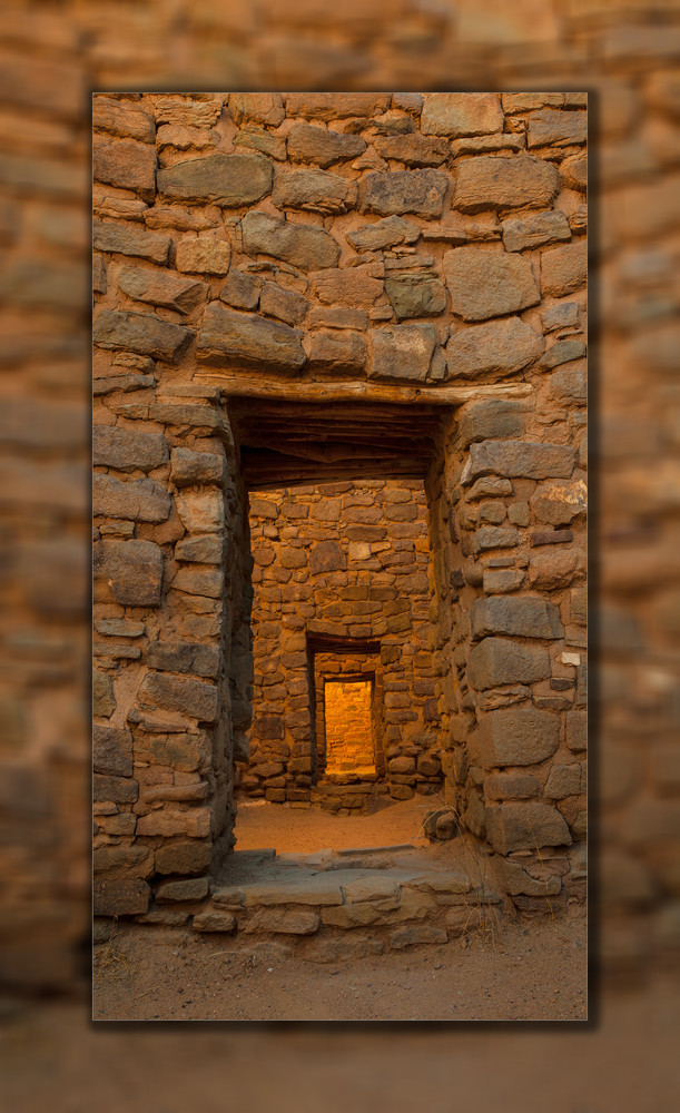 Aztec Doorway Pano 3D Art | Whispering Impressions