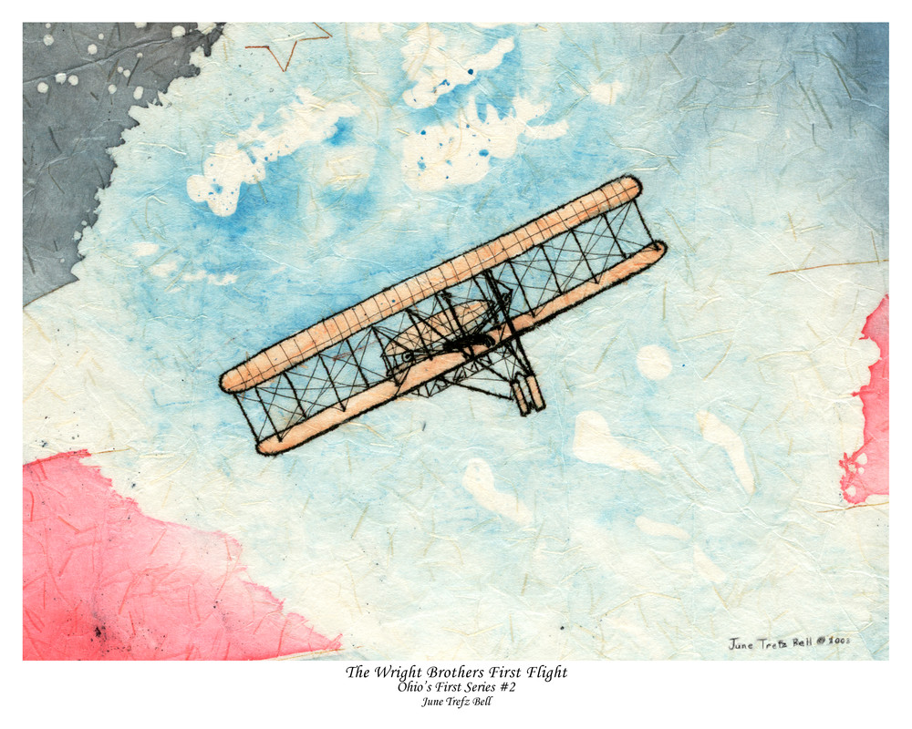 Special Edition - The Wright Brothers First in Flight  |  June Bell Artist