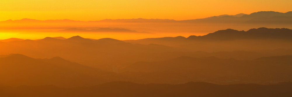 Canyon Sunset Silhouette Photography Art | Michael Scott Adams Photography