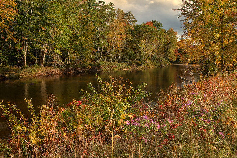 October on the Ausable - Michael Sandy Photography