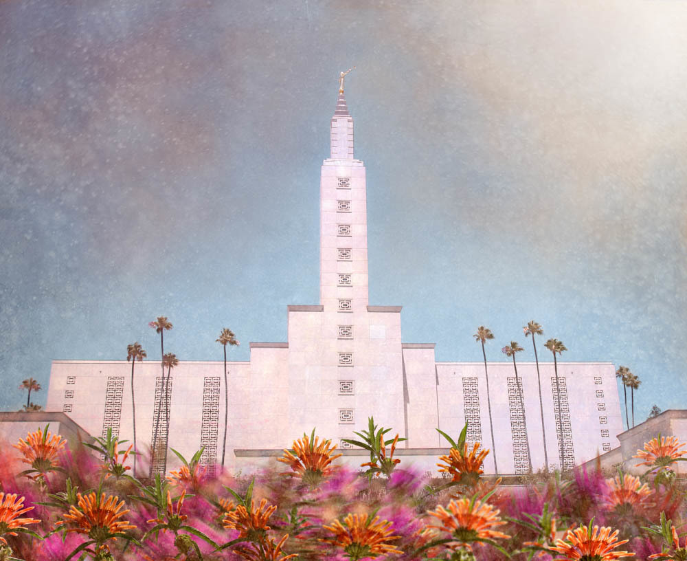 Los Angeles California Temple - Bright and Beautiful