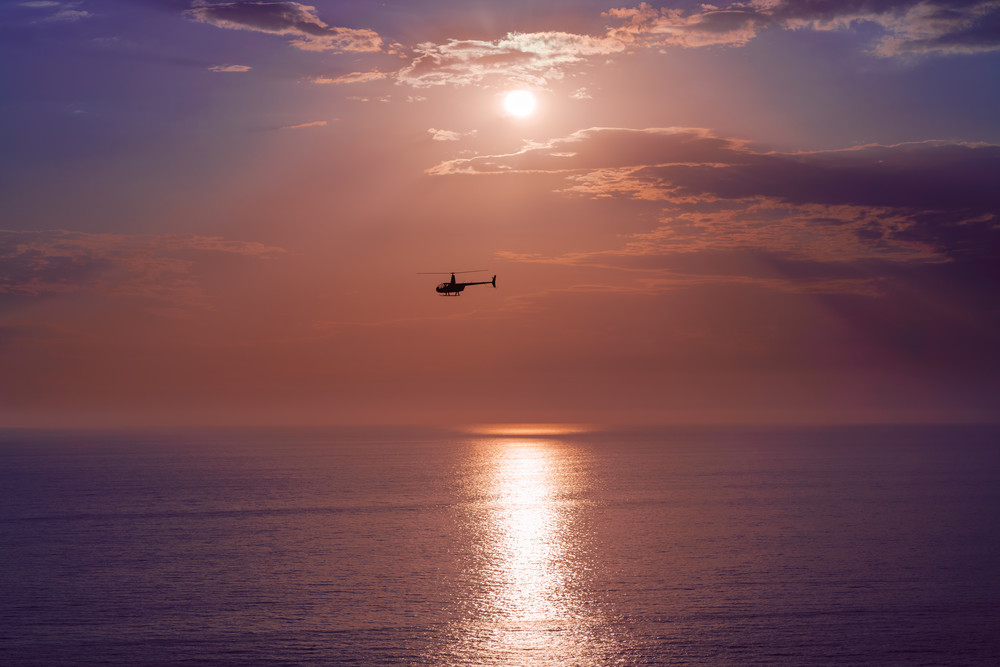 Lonely Chopper at Gliderport Fine Art Print  by McClean Photography