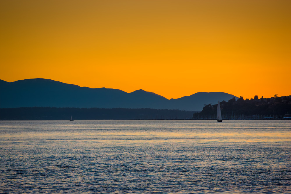 Sailboat, Puget Sound, Washington