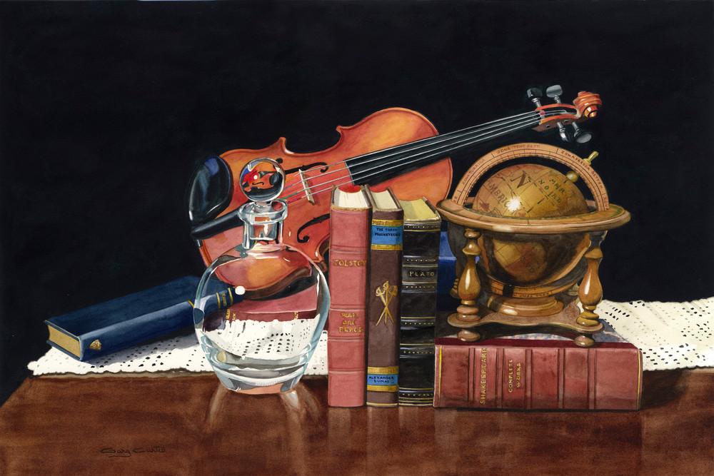 Strings And Shakespeare Art | Gary Curtis Watercolors