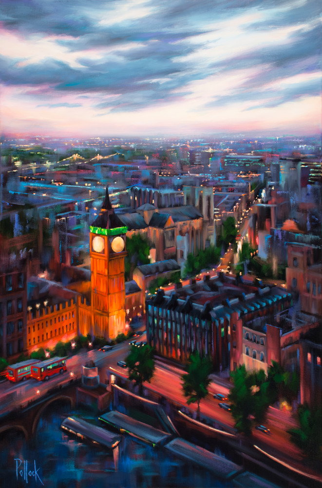 London Twilight fine art print | Sarah Pollock Studio