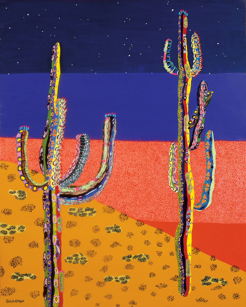 Homage To Saguaro Art | Goldwoman Fine Art