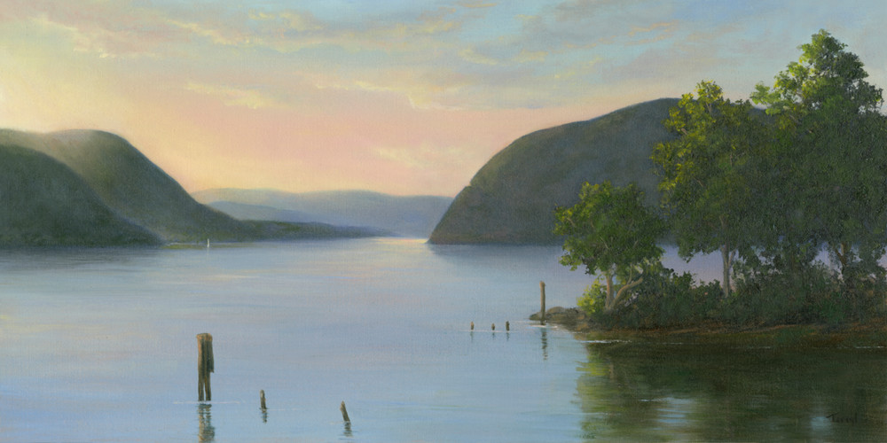 *Sunrise Over The Hudson From Plum Point, Ny Art | Tarryl Fine Art