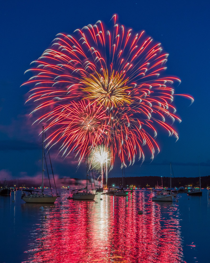 Boothbay Harbor Independence Day Ii Photography Art | Jesse MacDonald Photography