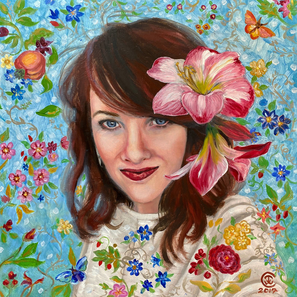 Blooming Selfie Print Art | TWC Fine Arts