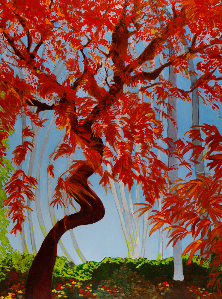 Tree Of A Different Color Art | Adria Becker Art