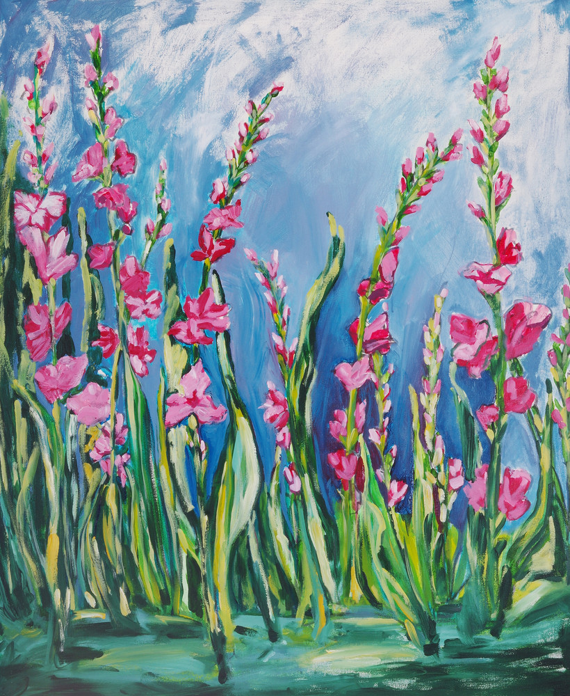 Gladiolus Ii Art | Karla Roberson Man, Fine Art and Illustration