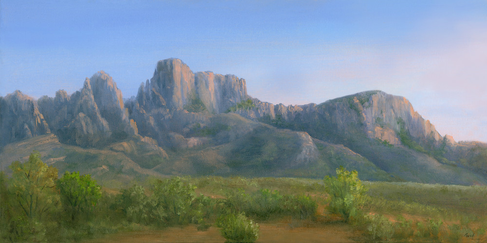 *Sun Setting Over The Catalina Mountains, Tuscon Az Art | Tarryl Fine Art