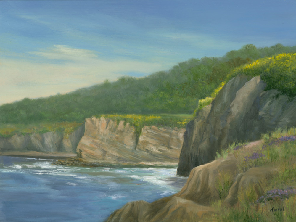 The Cliffs At La Jolla Cove, San Diego, Ca Art | Tarryl Fine Art