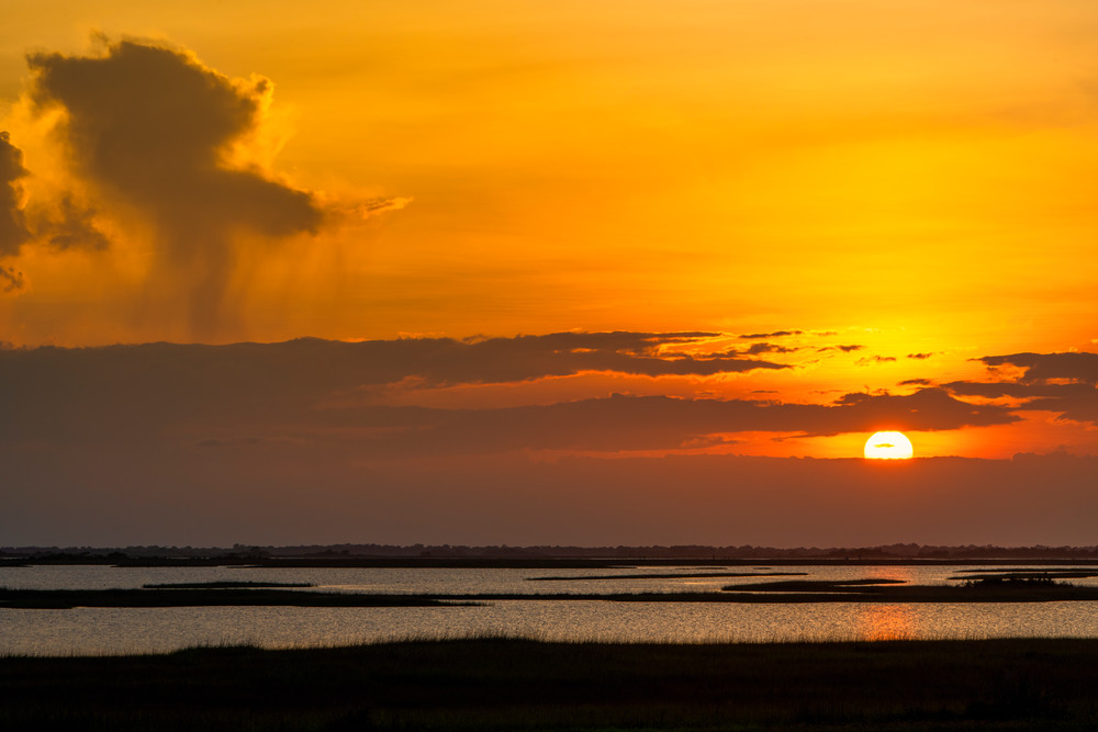 Point aux Chenes Sunset - Louisiana fine-art photography prints