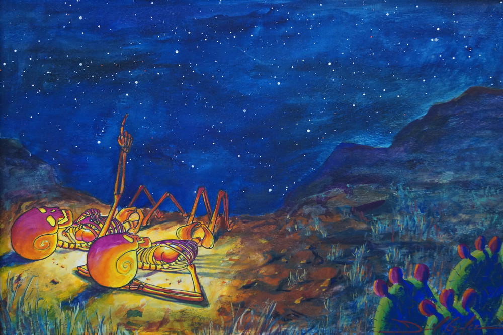 Stargazing Night Art | Danielsartwork