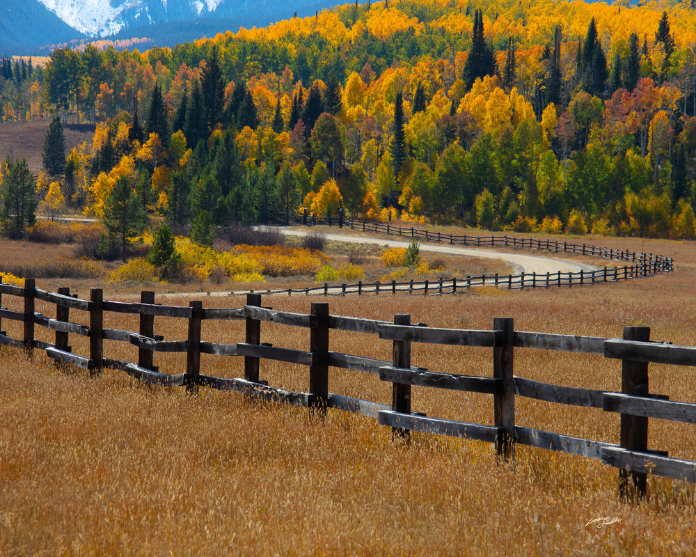 Colorado Fence Line  Photography Art | Whispering Impressions